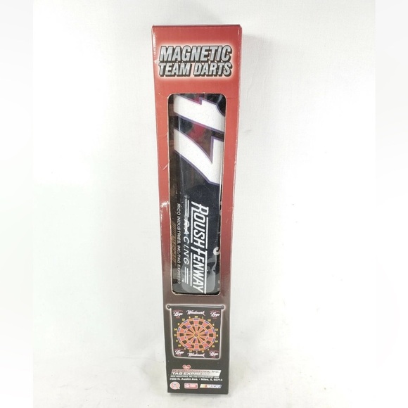 Vtg Roush Racing Magnetic Darts Game Wall Mount Nascar Rico Ind. Tag Express NIB - Picture 2 of 8